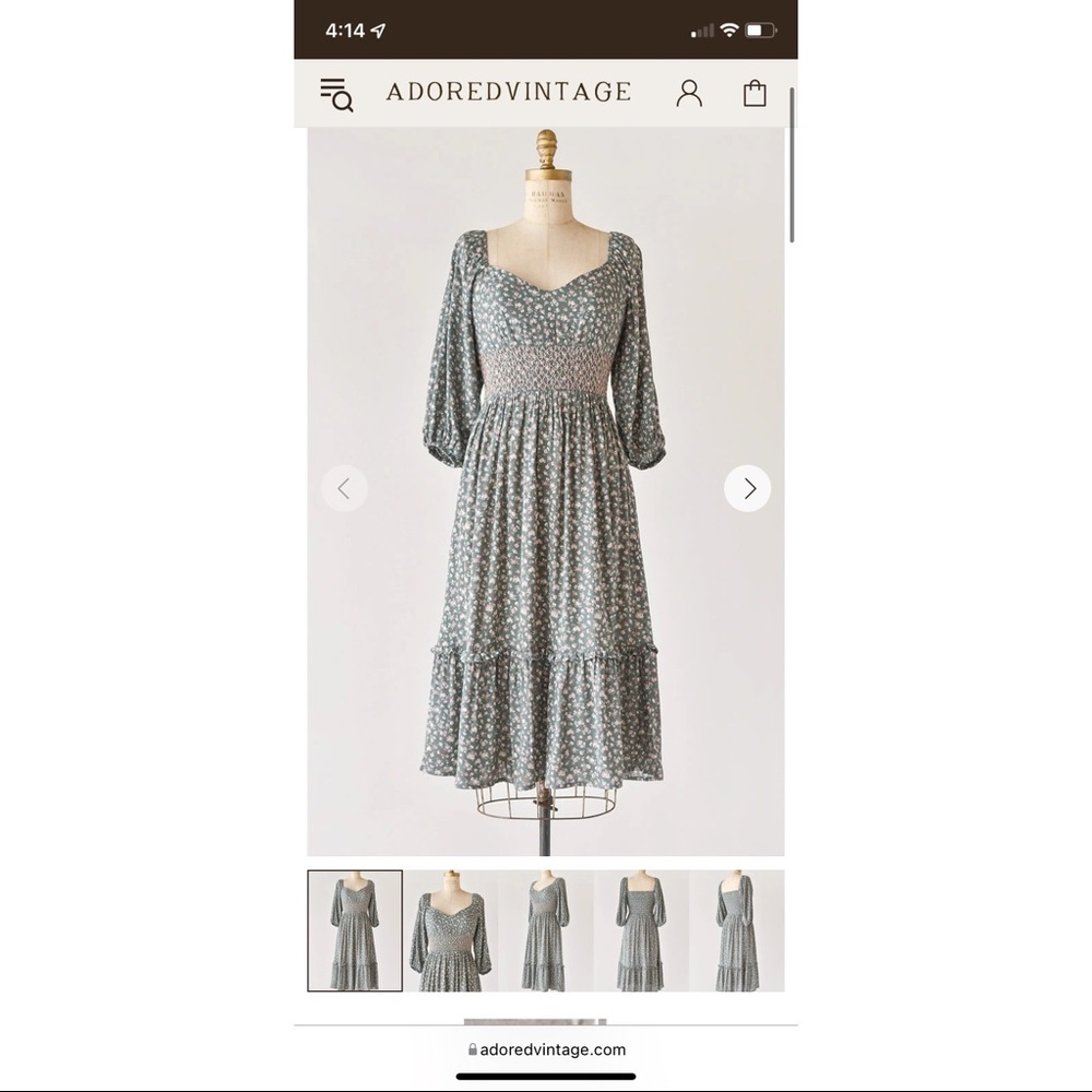 Adored Vintage Bramblewaithe Dress M